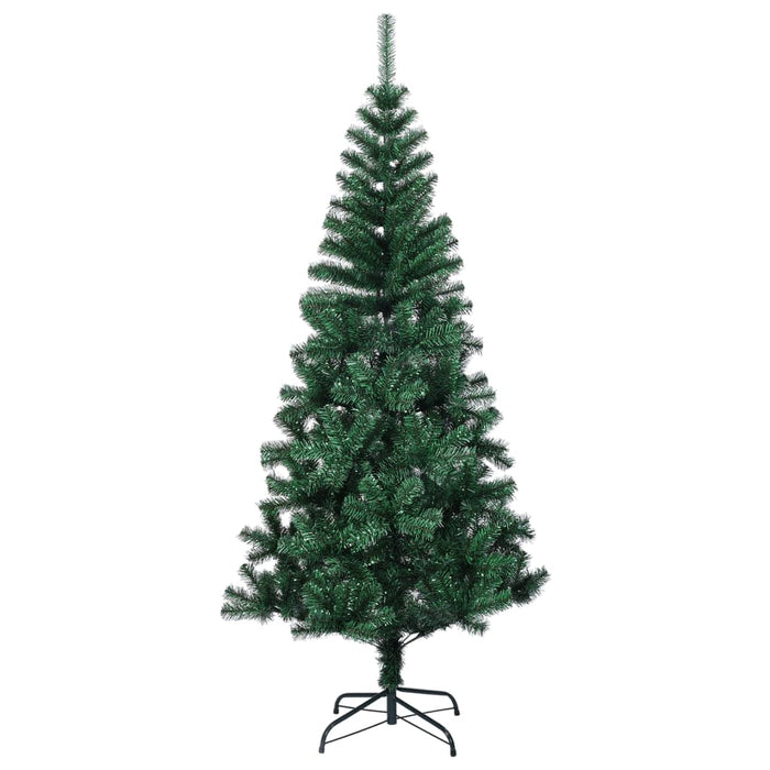 Albero di Natale Artificiale Punte Iridescenti in PVC