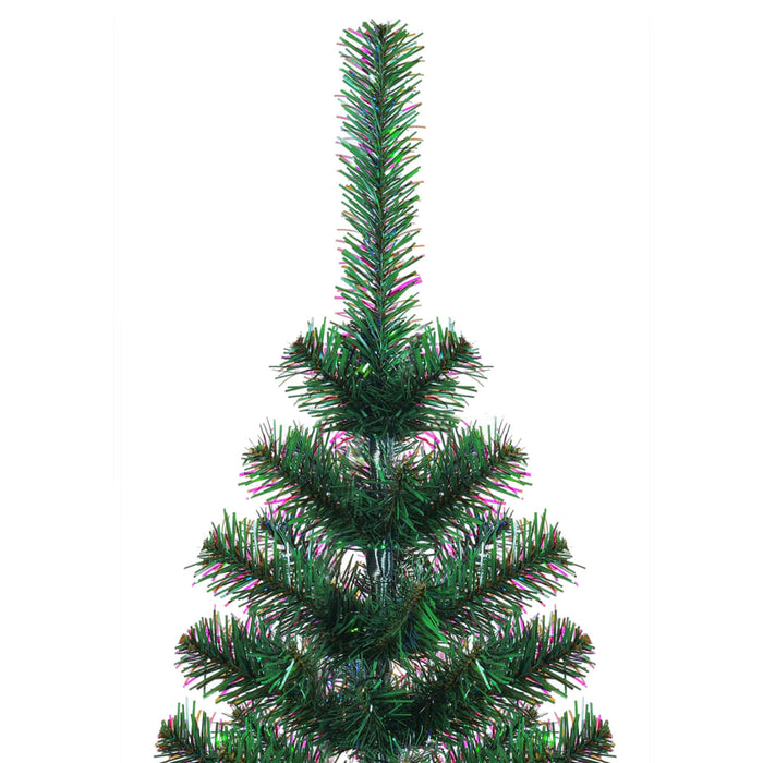 Albero di Natale Artificiale Punte Iridescenti in PVC