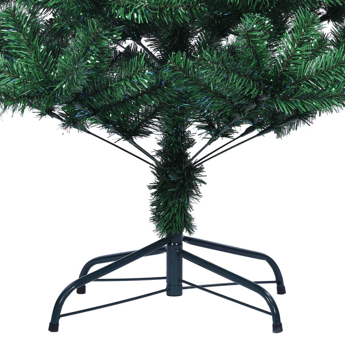 Albero di Natale Artificiale Punte Iridescenti in PVC