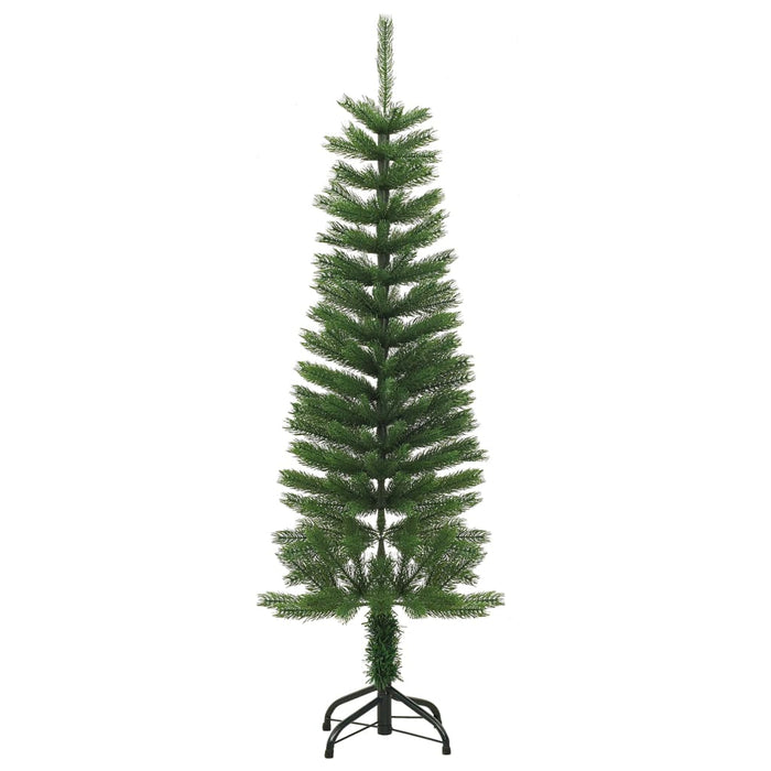 Albero di Natale Artificiale Sottile con Base in PE