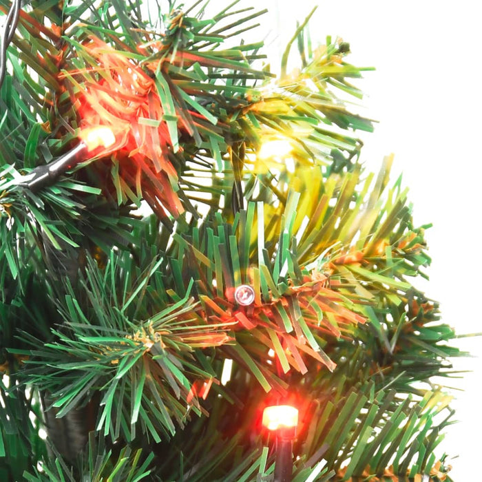 Sentiero Alberi di Natale 6 pz con LED 45 cm PVC