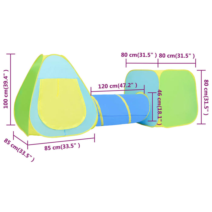 Tenda da Gioco per Bambini con Palline Multicolore