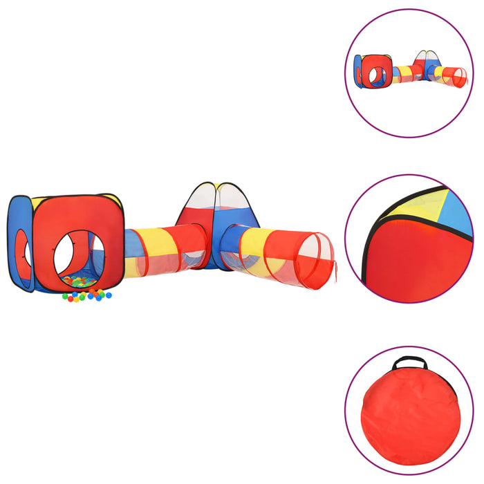 Tenda da Gioco per Bambini con Palline Multicolore 190x264x90cm