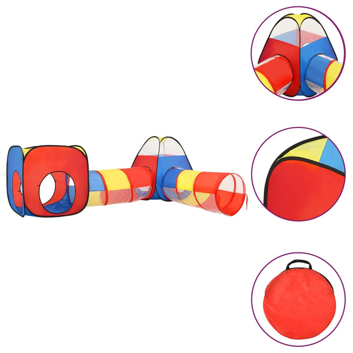 Tenda da Gioco per Bambini con Palline Multicolore 190x264x90cm