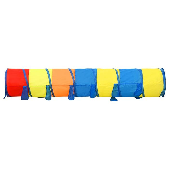 Tunnel Gioco Bambini con Palline Multicolore in Poliestere 245 cm