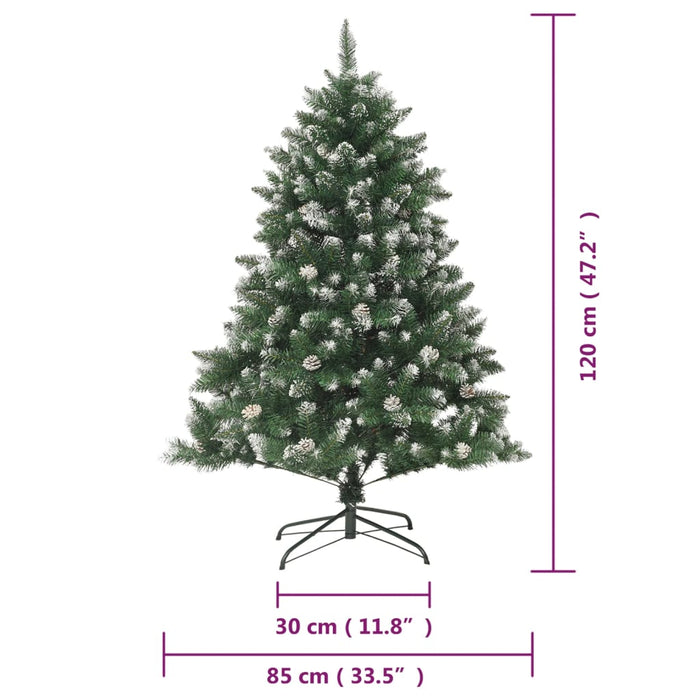 Albero di Natale Artificiale con Base in PVC