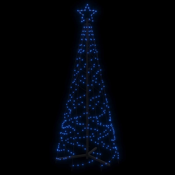 Albero di Natale a Cono Blu con LED