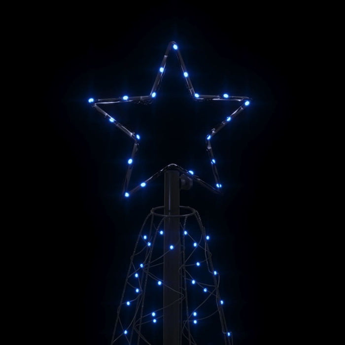 Albero di Natale a Cono Blu con LED