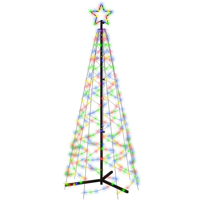 Albero di Natale a Cono Colorato con LED