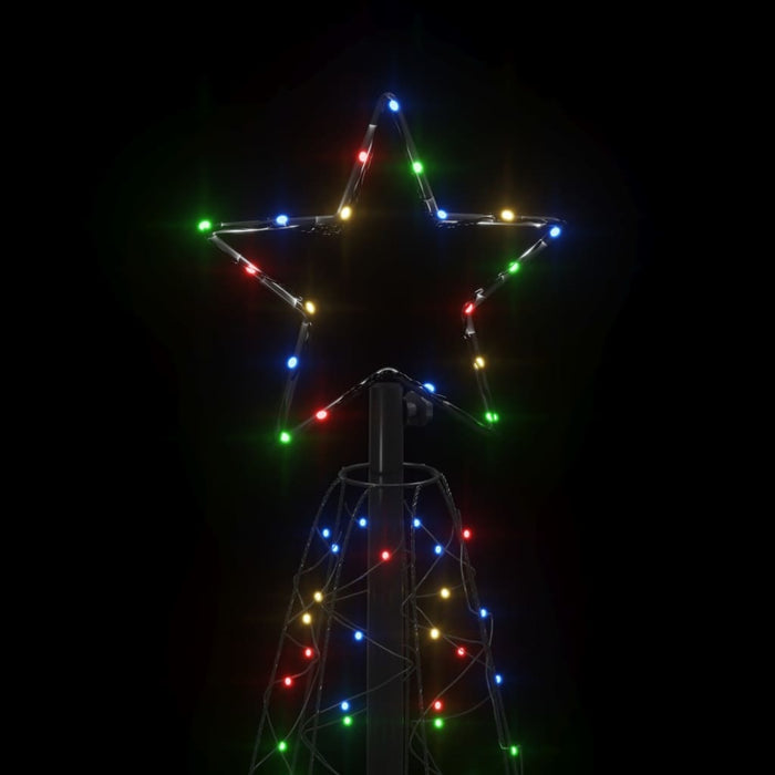 Albero di Natale a Cono Colorato con LED