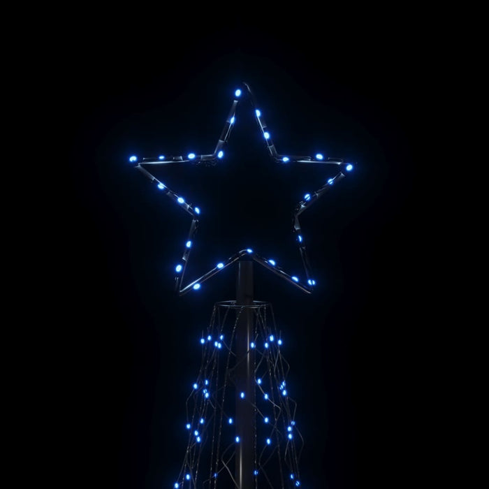 Albero di Natale a Cono Blu con LED