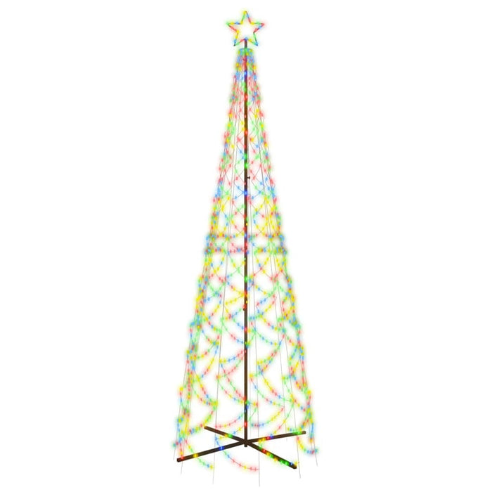 Albero di Natale a Cono Colorato con LED