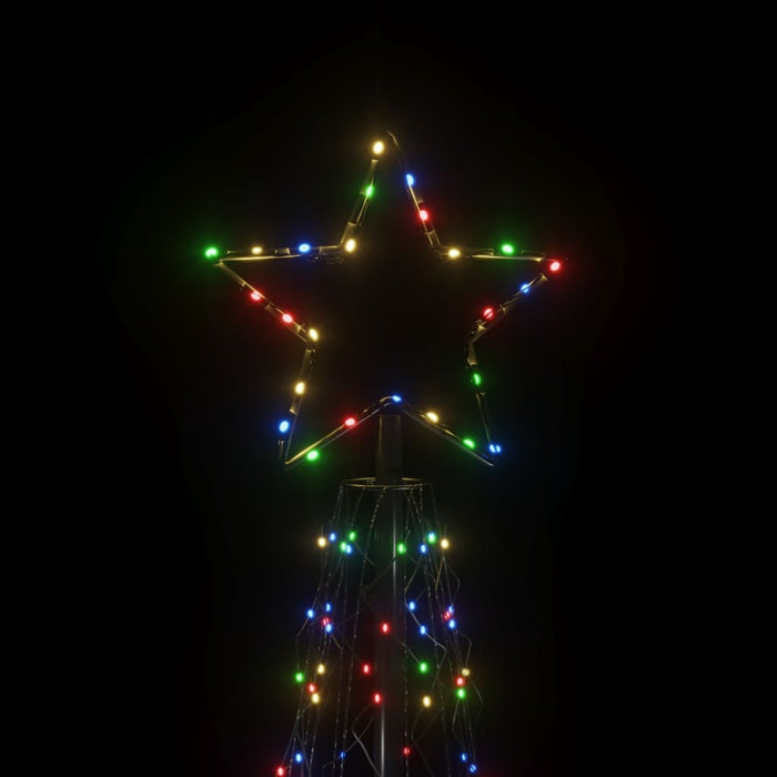 Albero di Natale a Cono Colorato con LED