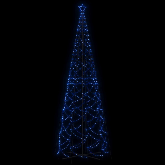 Albero di Natale a Cono Blu con LED