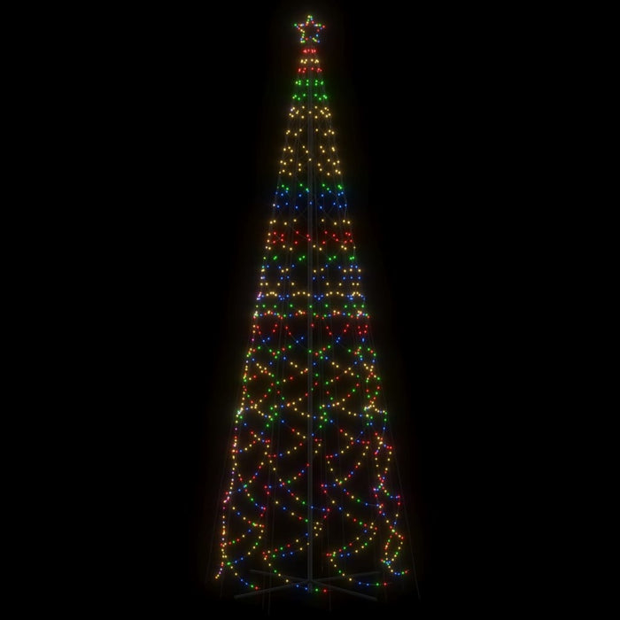 Albero di Natale a Cono Colorato con LED