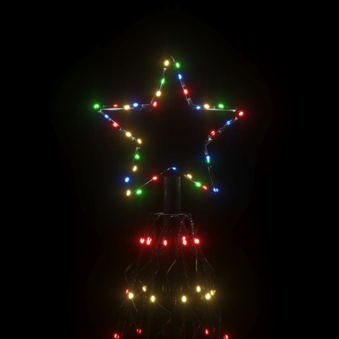 Albero di Natale a Cono Colorato con LED