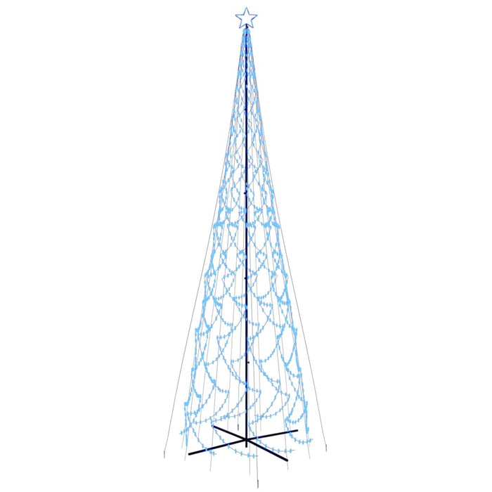 Albero di Natale a Cono Blu con LED