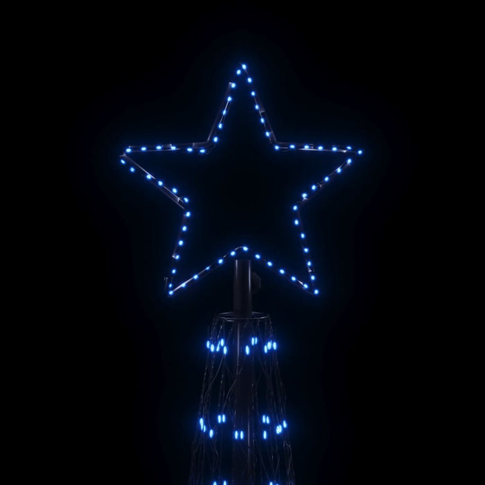 Albero di Natale a Cono Blu con LED