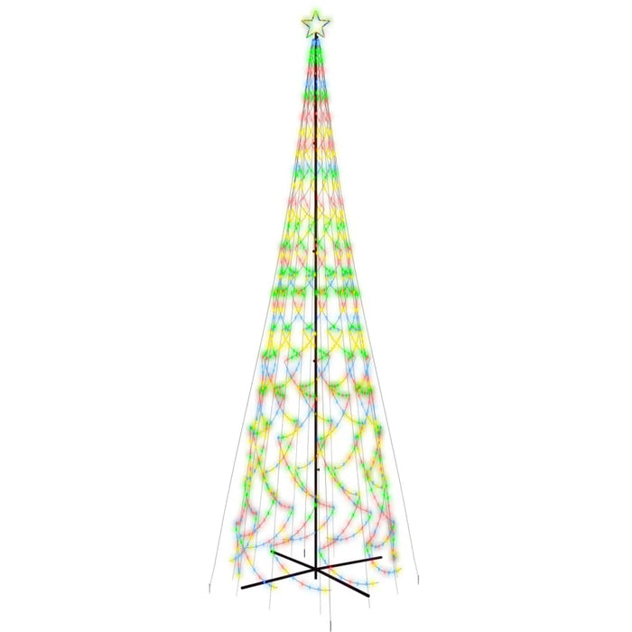 Albero di Natale a Cono Colorato con LED