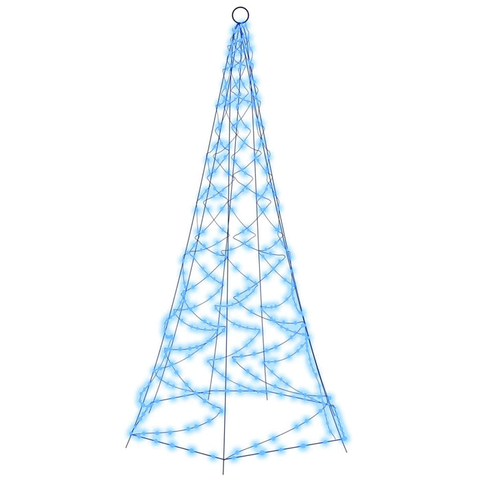 Albero di Natale Pennone con LED di diverse intensità e altezze