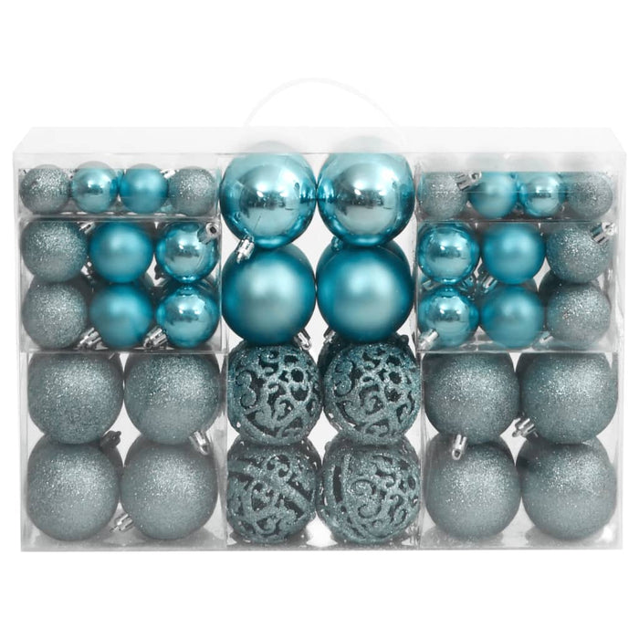 Set Palline di Natale 100 pz 3/4/6 cm