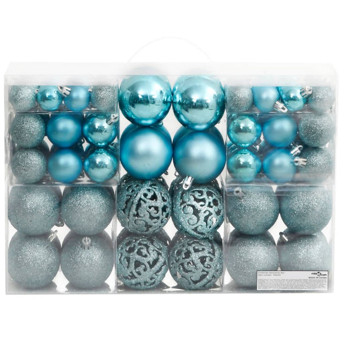 Set Palline di Natale 100 pz 3/4/6 cm