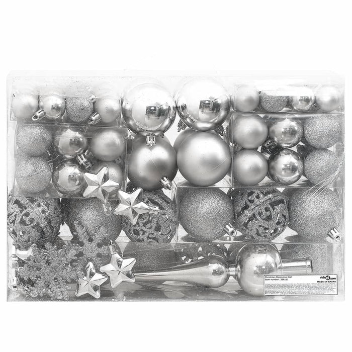 Set Palline di Natale 111 pz in Polistirene