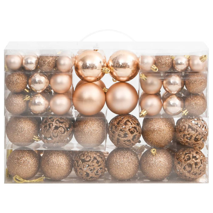 Set Palline di Natale 111 pz in Polistirene