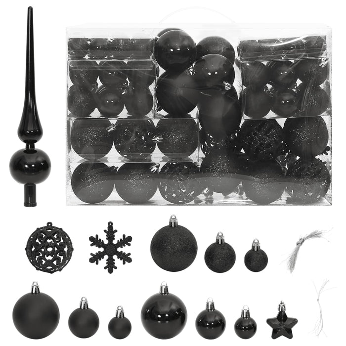 Set Palline di Natale 111 pz in Polistirene