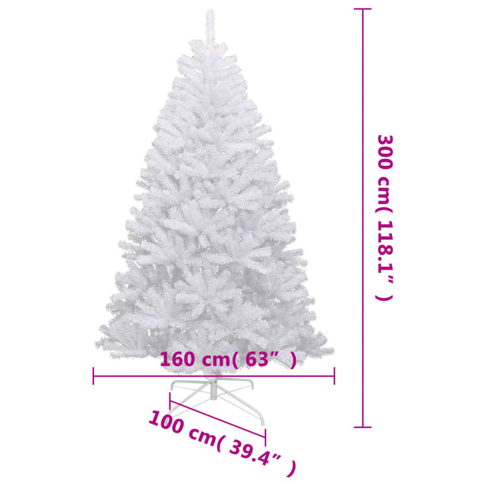 Albero di Natale Artificiale con Neve Fioccata Incernierato