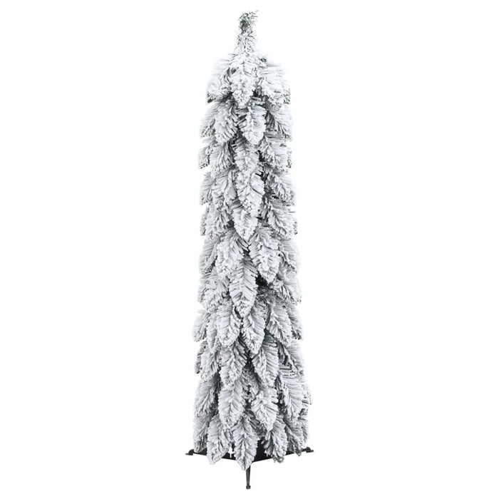 Albero di Natale Artificiale con Neve Floccata e LED in diverse dimensioni e materiali