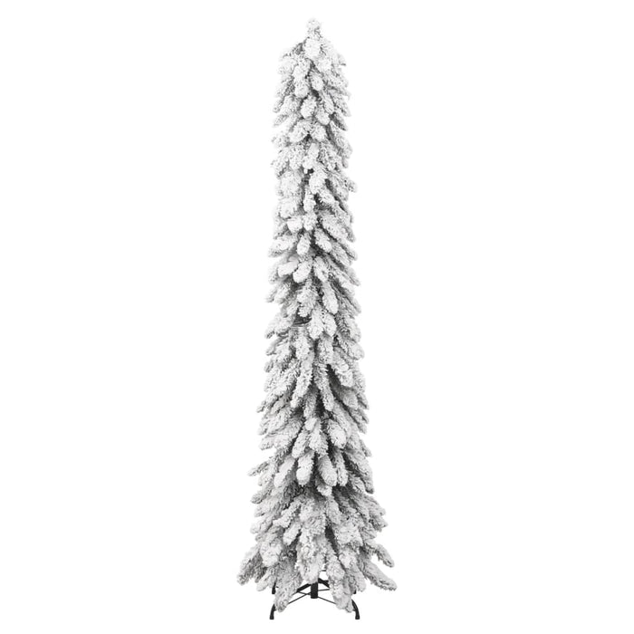 Albero di Natale Artificiale con Neve Floccata e LED in diverse dimensioni e materiali