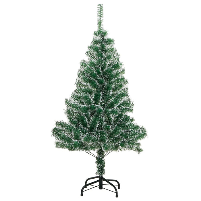 Albero di Natale Artificiale con Neve Fioccata Verde