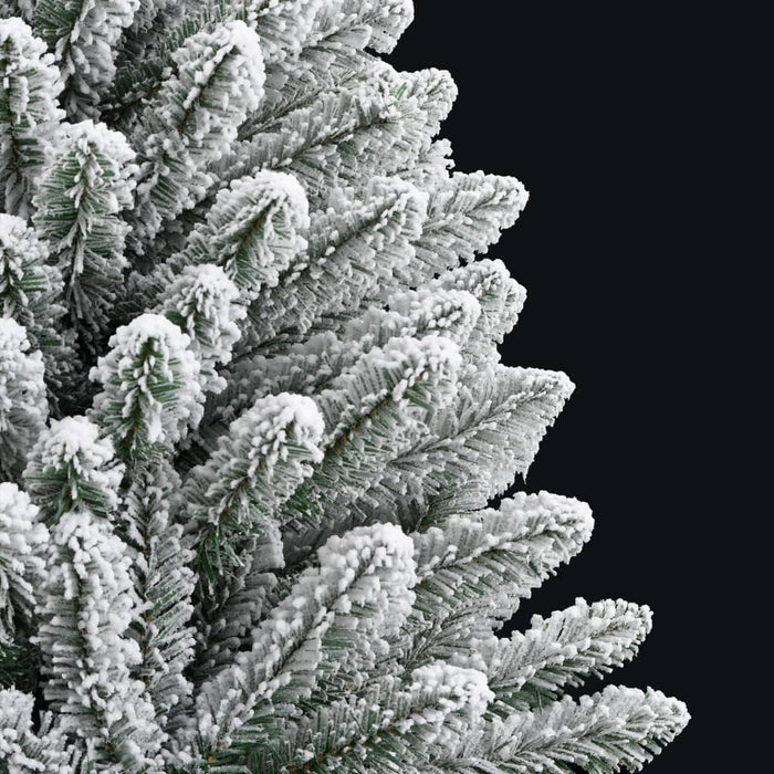 Albero di Natale Artificiale con Neve Fioccata Incernierato