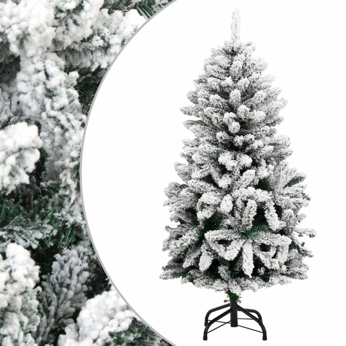 Albero di Natale Artificiale con Neve Fioccata Incernierato