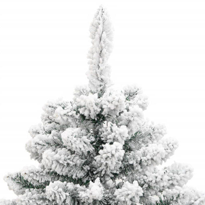 Albero di Natale Artificiale con Neve Fioccata Incernierato