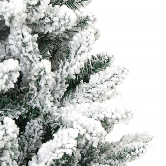 Albero di Natale Artificiale con Neve Fioccata Incernierato