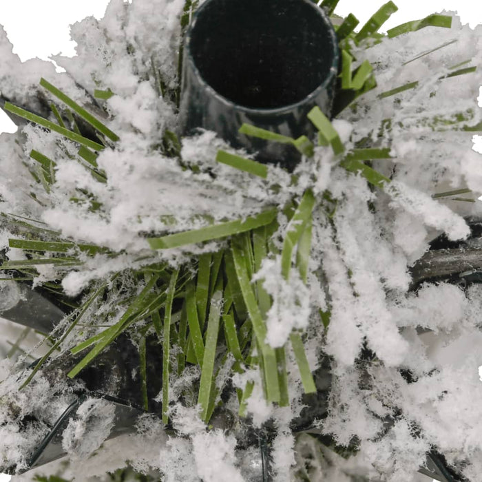 Albero di Natale Artificiale con Neve Fioccata Incernierato