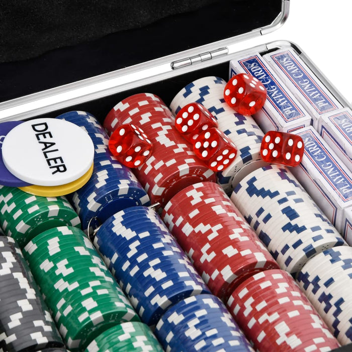 Set di Fiches da Poker 200, 300 e 600 pz in diverse varianti di peso