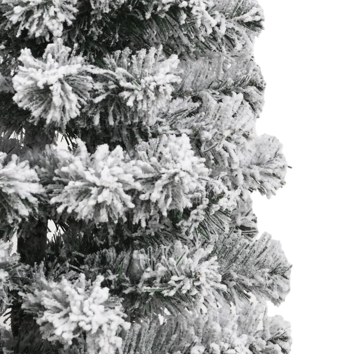 Albero di Natale Artificiale con Neve Fioccata Incernierato