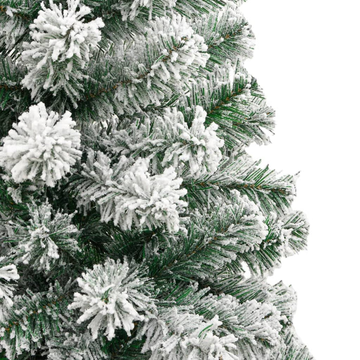 Albero di Natale Artificiale con Neve Fioccata Incernierato