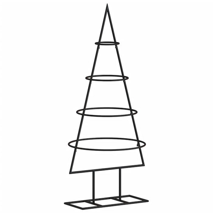 Albero di Natale Decorativo in Metallo Nero di diverse dimensioni