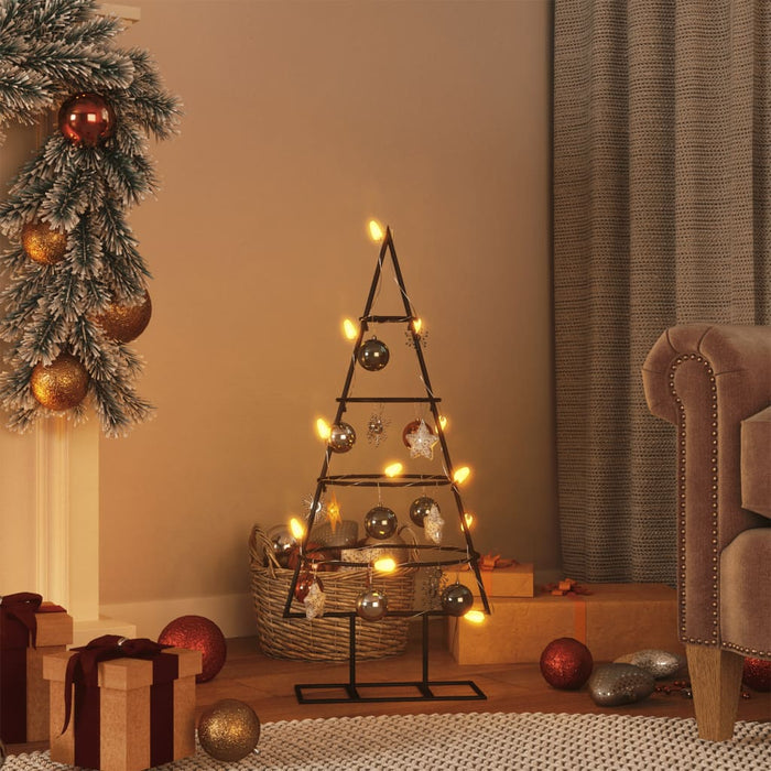 Albero di Natale Decorativo in Metallo Nero di diverse dimensioni