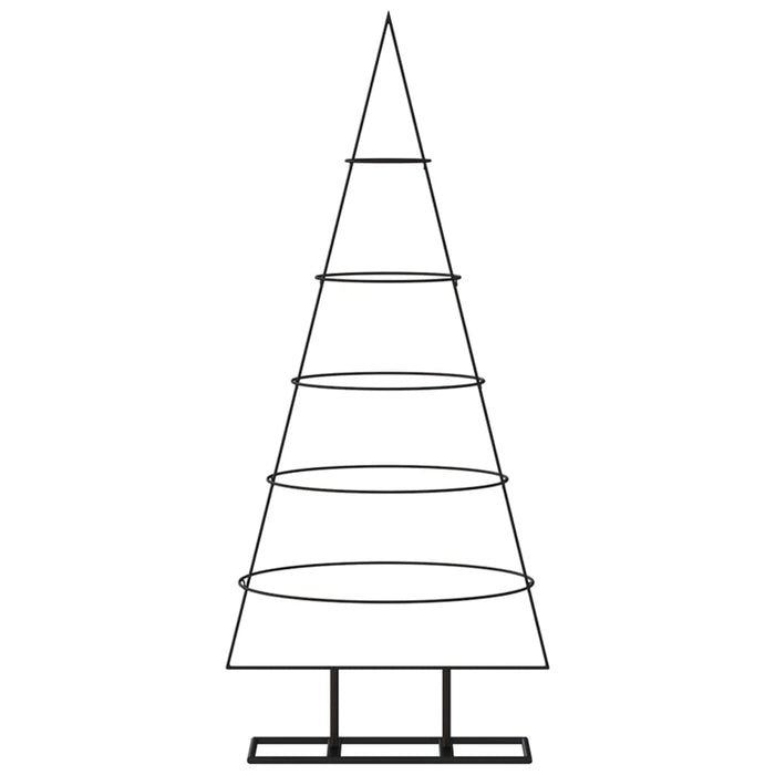 Albero di Natale Decorativo in Metallo Nero di diverse dimensioni