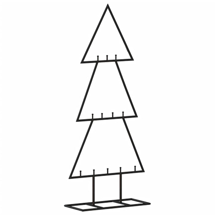 Albero di Natale Decorativo in Metallo Nero di diverse dimensioni