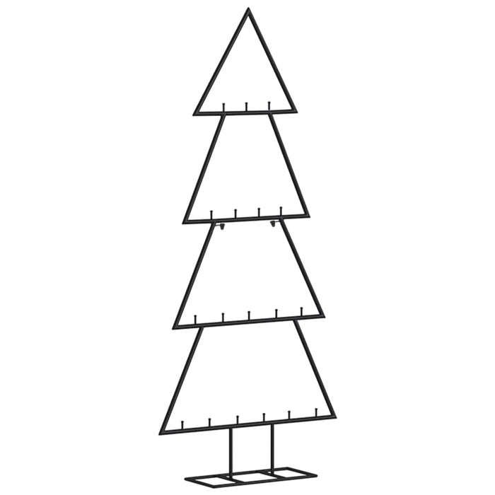 Albero di Natale Decorativo in Metallo Nero di diverse dimensioni