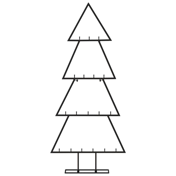 Albero di Natale Decorativo in Metallo Nero di diverse dimensioni