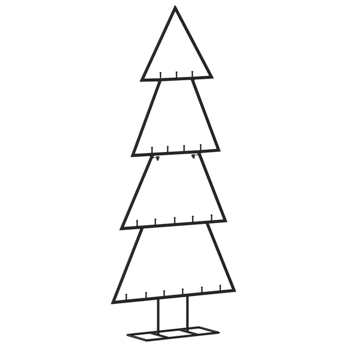 Albero di Natale Decorativo in Metallo Nero di diverse dimensioni