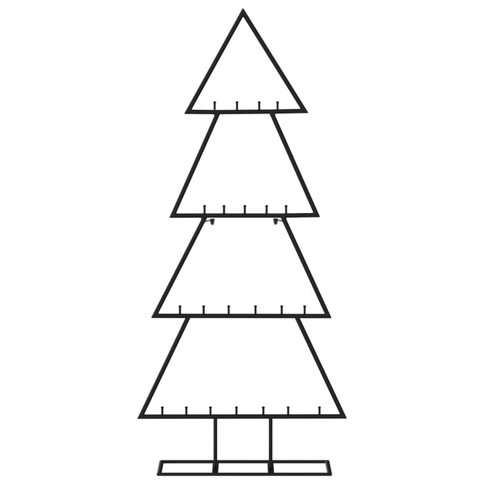 Albero di Natale Decorativo in Metallo Nero di diverse dimensioni