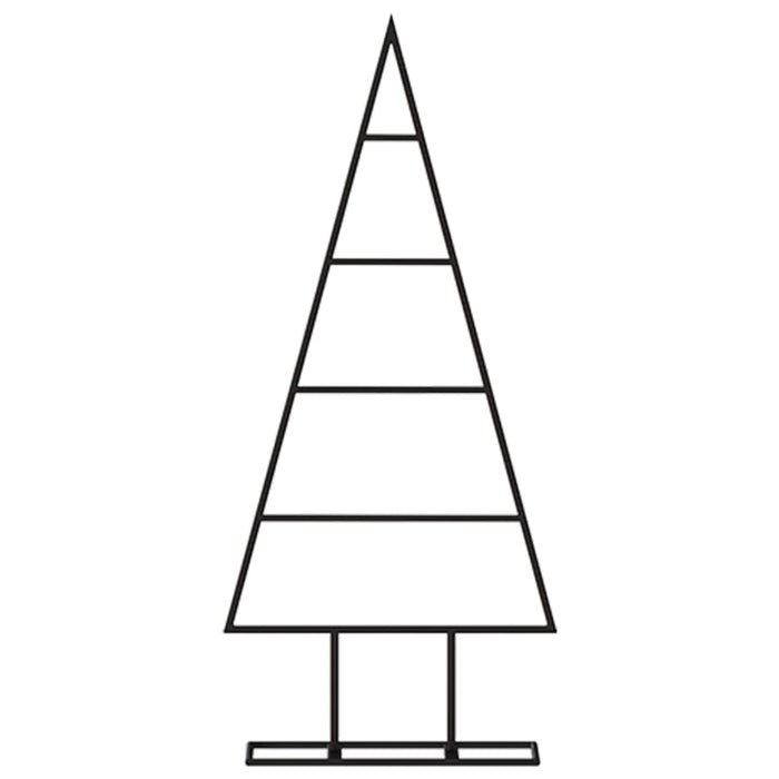 Albero di Natale Decorativo in Metallo Nero di diverse dimensioni